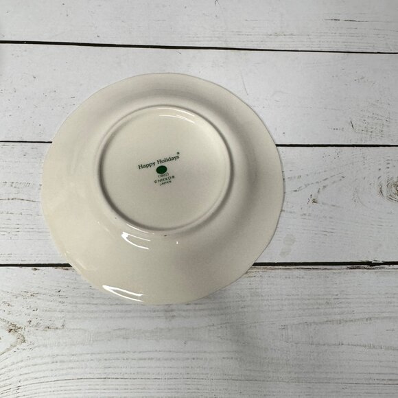 Nikko Happy Holidays Coffee Tea Cups & Saucers Lot of 4 Christmas Tree Japan - Picture 8 of 9